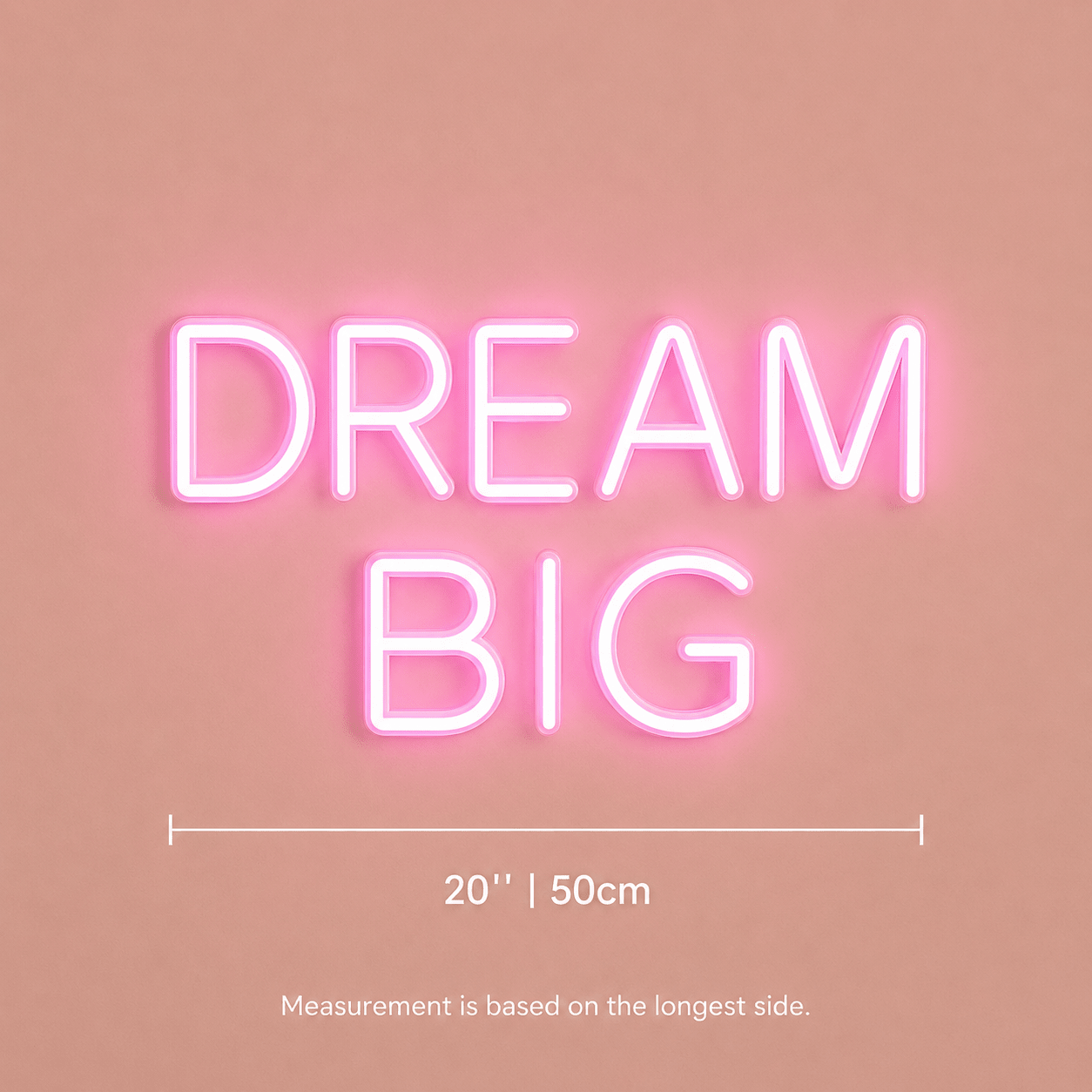 Dream Big LED Neon Sign Bedroom Decor - Shineneon