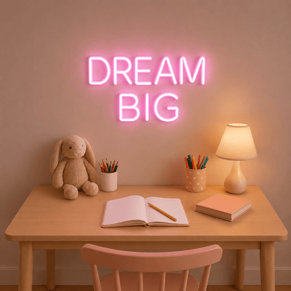 Dream Big LED Neon Sign Bedroom Decor - Shineneon