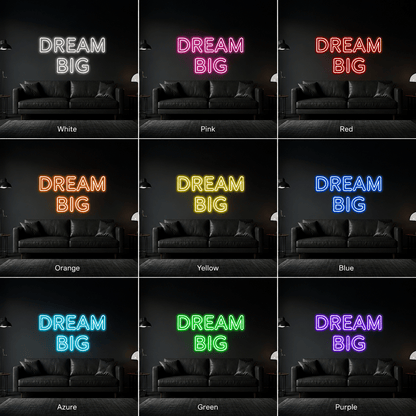 Dream Big LED Neon Sign Home Decor - Shineneon