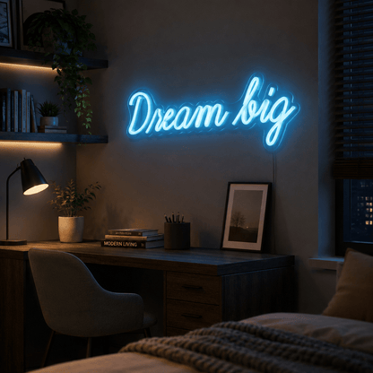 Dream Big LED Neon Sign Home Wall Art - Shineneon