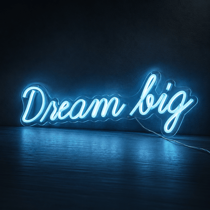 Dream Big LED Neon Sign Home Wall Art - Shineneon
