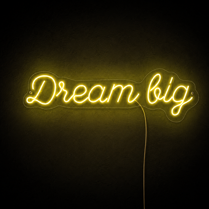 Dream Big LED Neon Sign Living Room Decor - 02 High-Converting Product Image