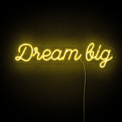 Dream Big LED Neon Sign Living Room Decor - Shineneon