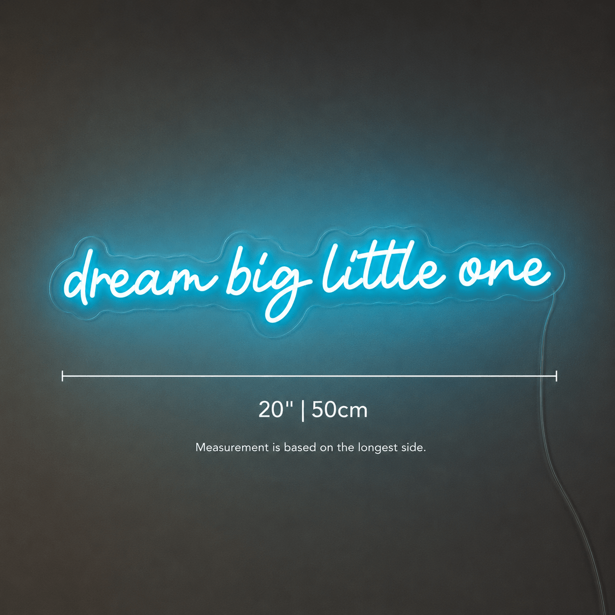 Dream Big Little One LED Neon Sign Home Wall Art - Shineneon