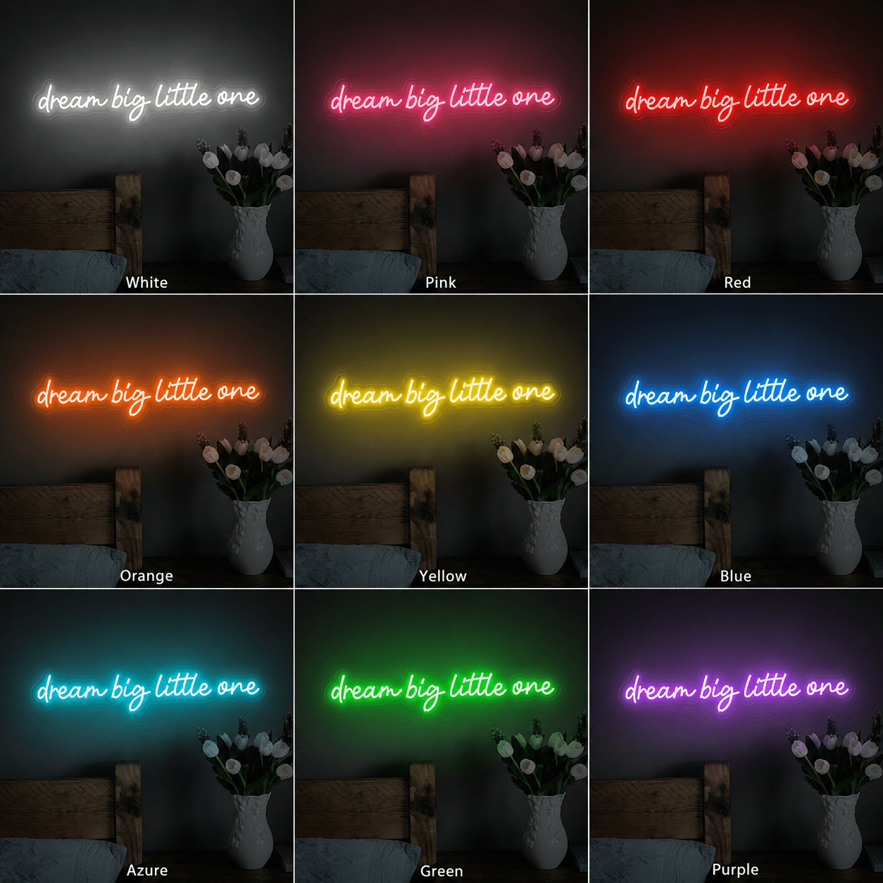 Dream Big Little One LED Neon Sign Home Wall Art - Shineneon