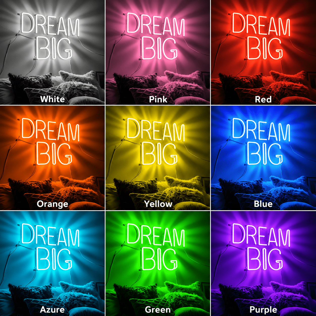 Dream Big Modern LED Neon Sign - Shineneon