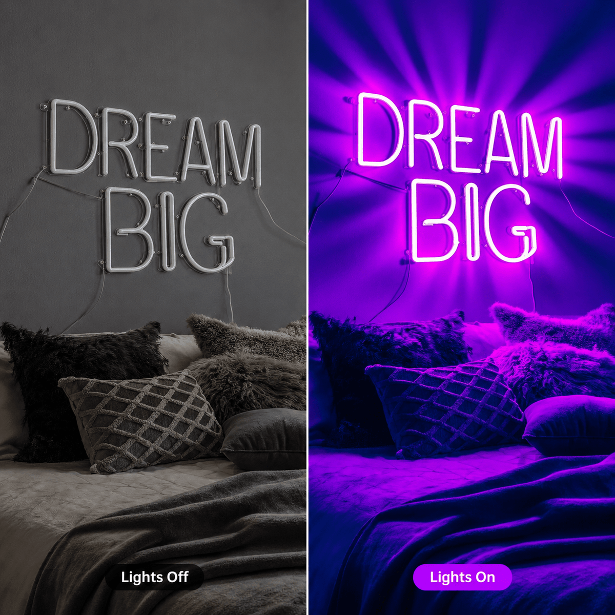 Dream Big Modern LED Neon Sign - Shineneon