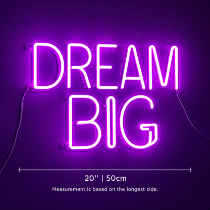 Dream Big Modern LED Neon Sign - Shineneon