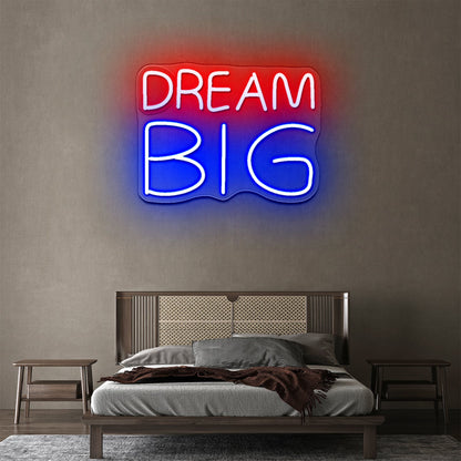 Dream Big Neon Sign Kids Room Wall Decor Led Neon Signs - Shineneon