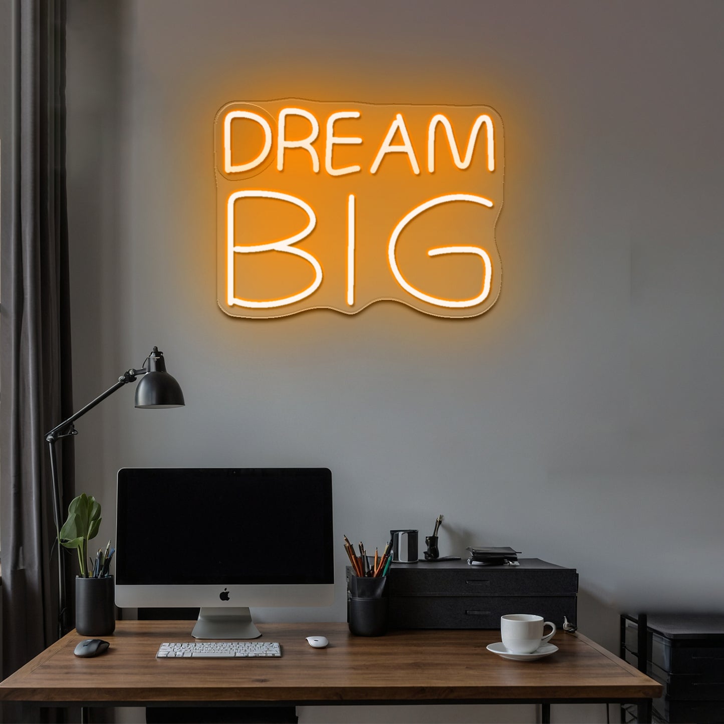 Dream big neon sign kids room wall decor led neon signs