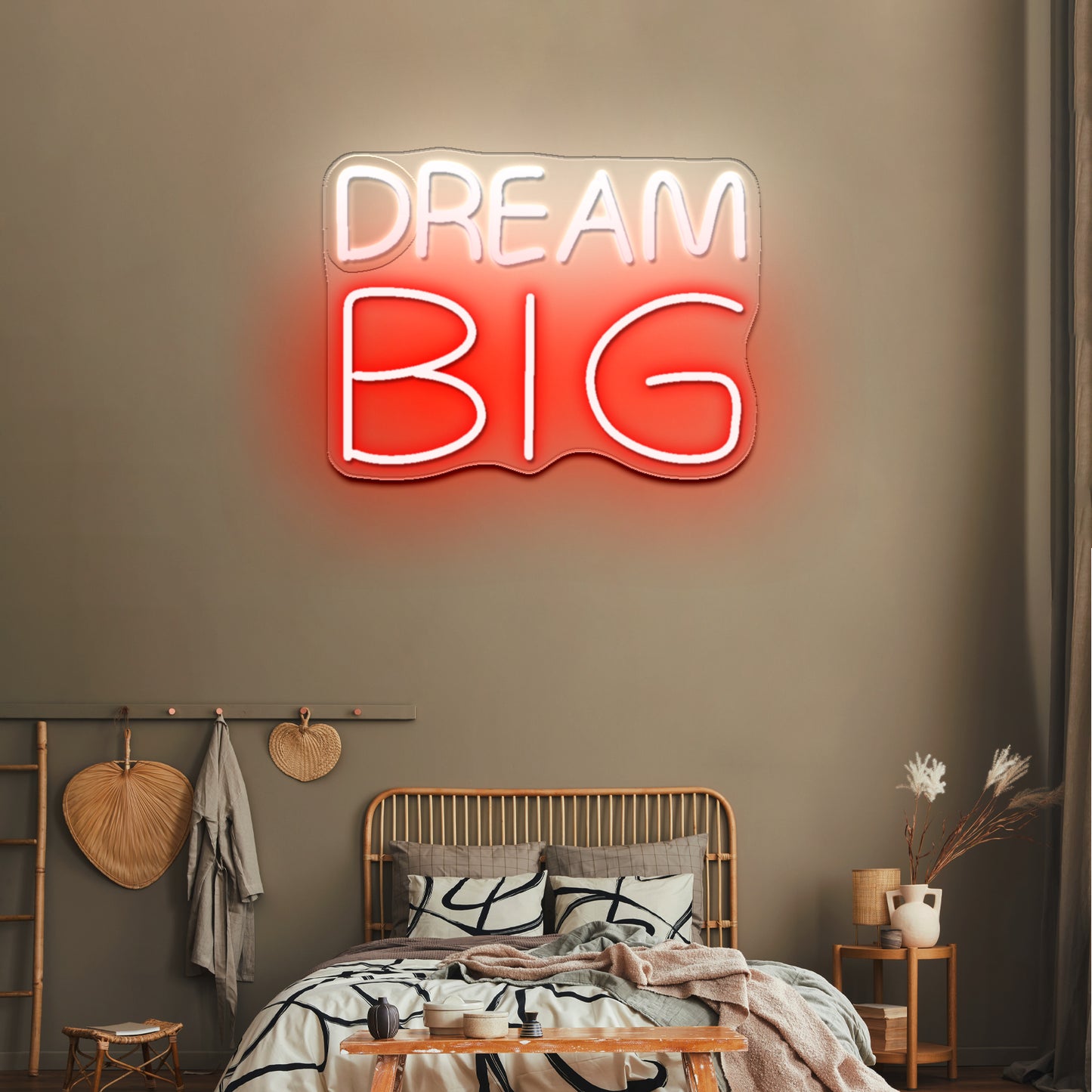 Dream big neon sign kids room wall decor led neon signs