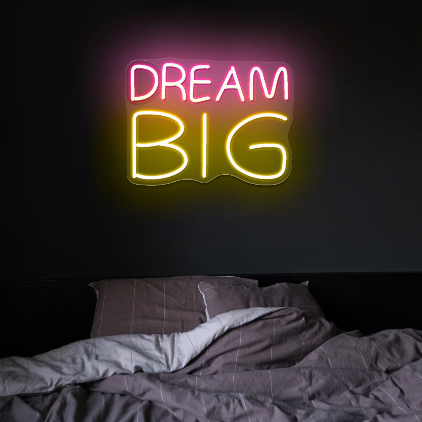 Dream big neon sign kids room wall decor led neon signs