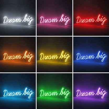 Dream Big Room Wall Light LED Neon Sign - Shineneon