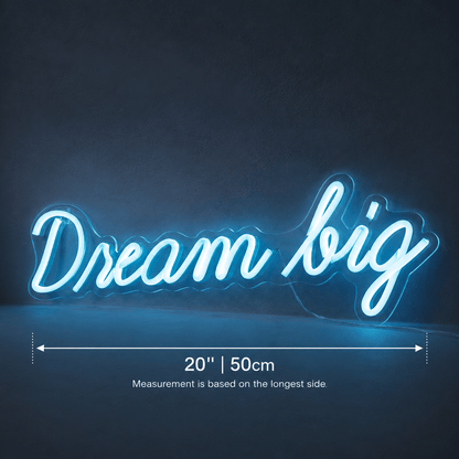 Dream Big Room Wall Light LED Neon Sign - Shineneon