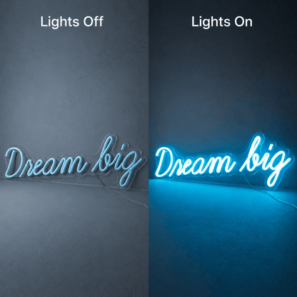 Dream Big Wall Light LED Neon Sign - Shineneon