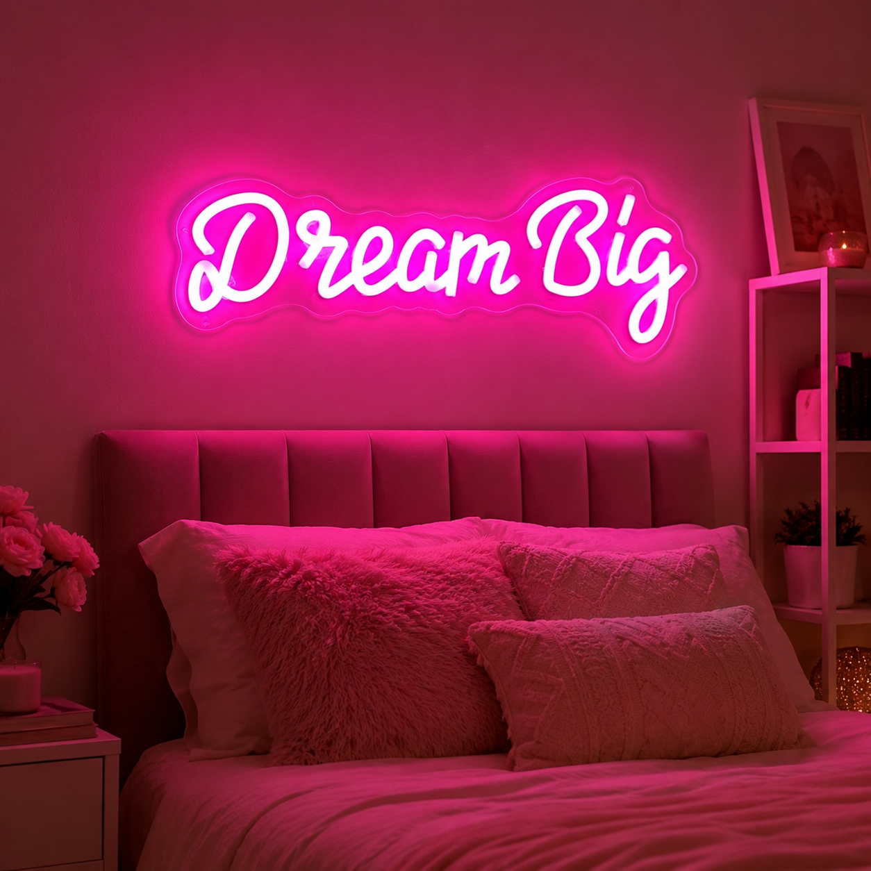 Dream Big Word Wall Light LED Neon Sign - 02 High-Converting Product Image