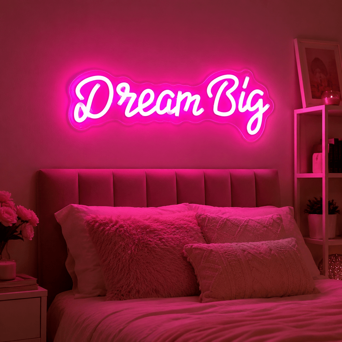 Dream Big Word Wall Light LED Neon Sign - Shineneon