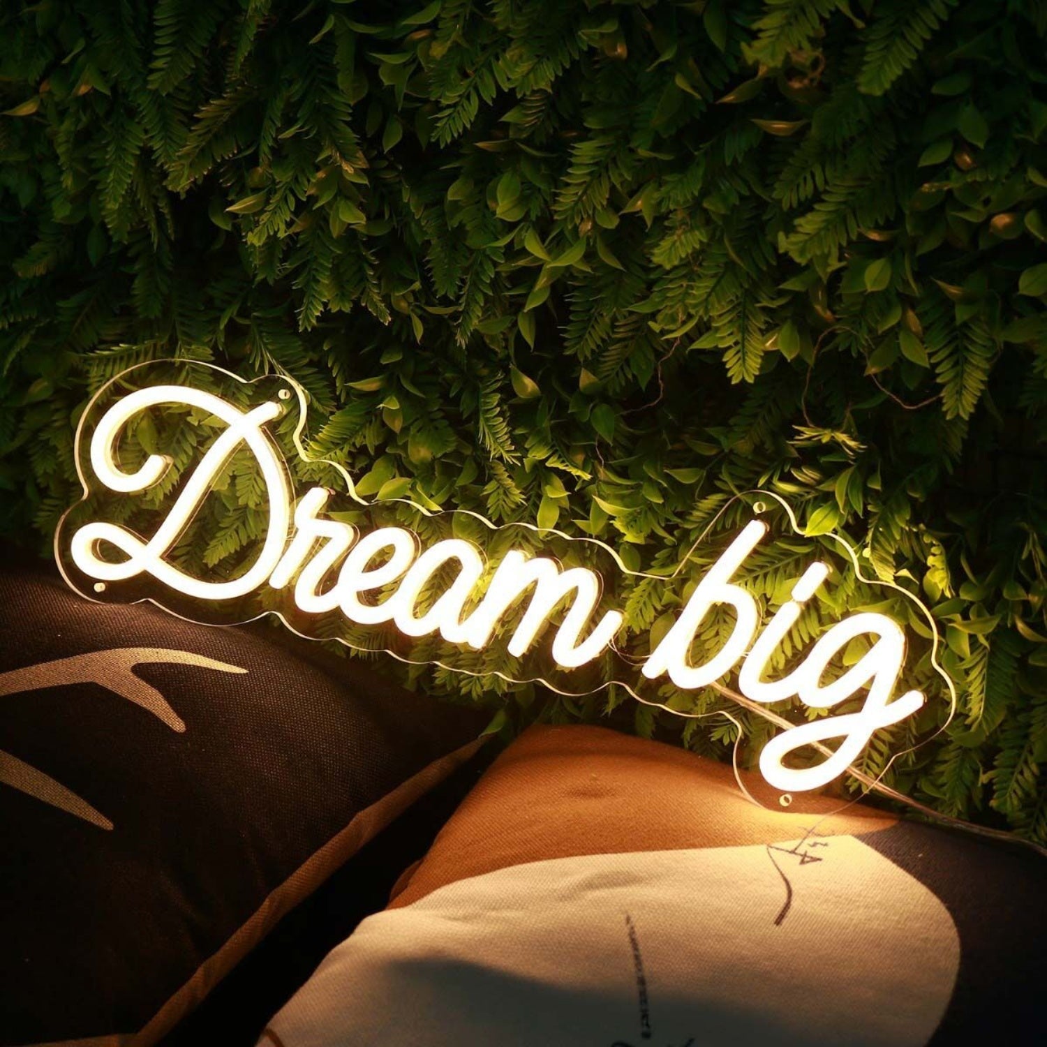 Dream Big Yellow Led Neon Sign - Shineneon