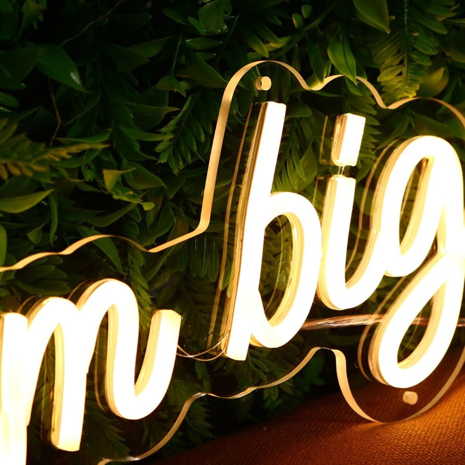 Dream Big Yellow Led Neon Sign - Shineneon