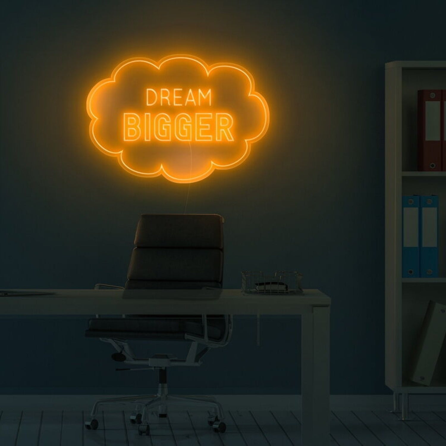 Dream Bigger Led Neon Sign For Motivational And Inspiring Decor | Shineneon