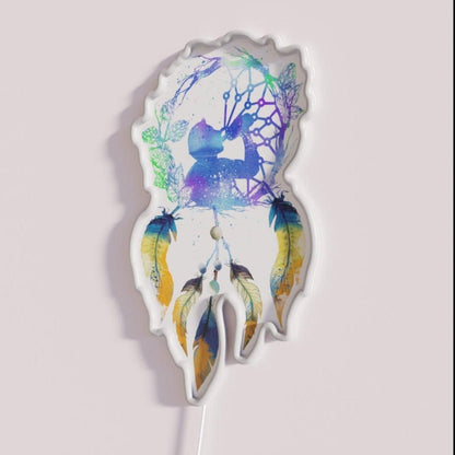 Dream Catcher Beer Drinker Craft Beer Hops Rgb Led Neon Sign - Shineneon