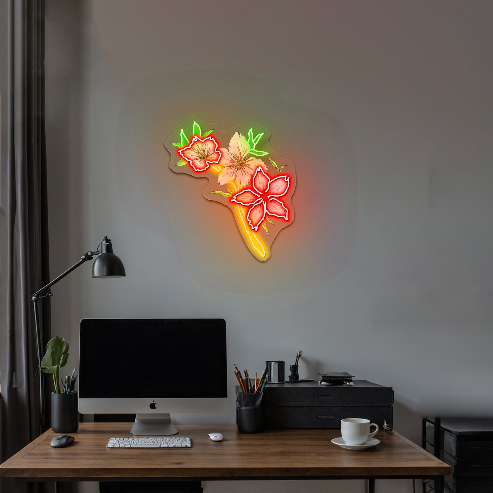Dream Catcher Flowering Cherry Tree Neon Signs For Home Wall Decor - Shineneon
