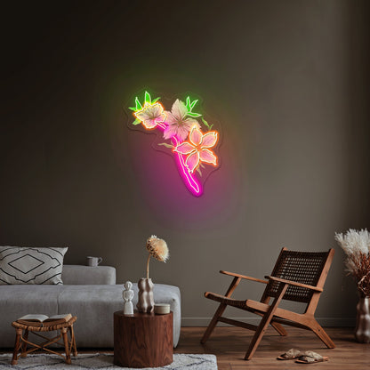 Dream Catcher Flowering Cherry Tree Neon Signs For Home Wall Decor - Shineneon