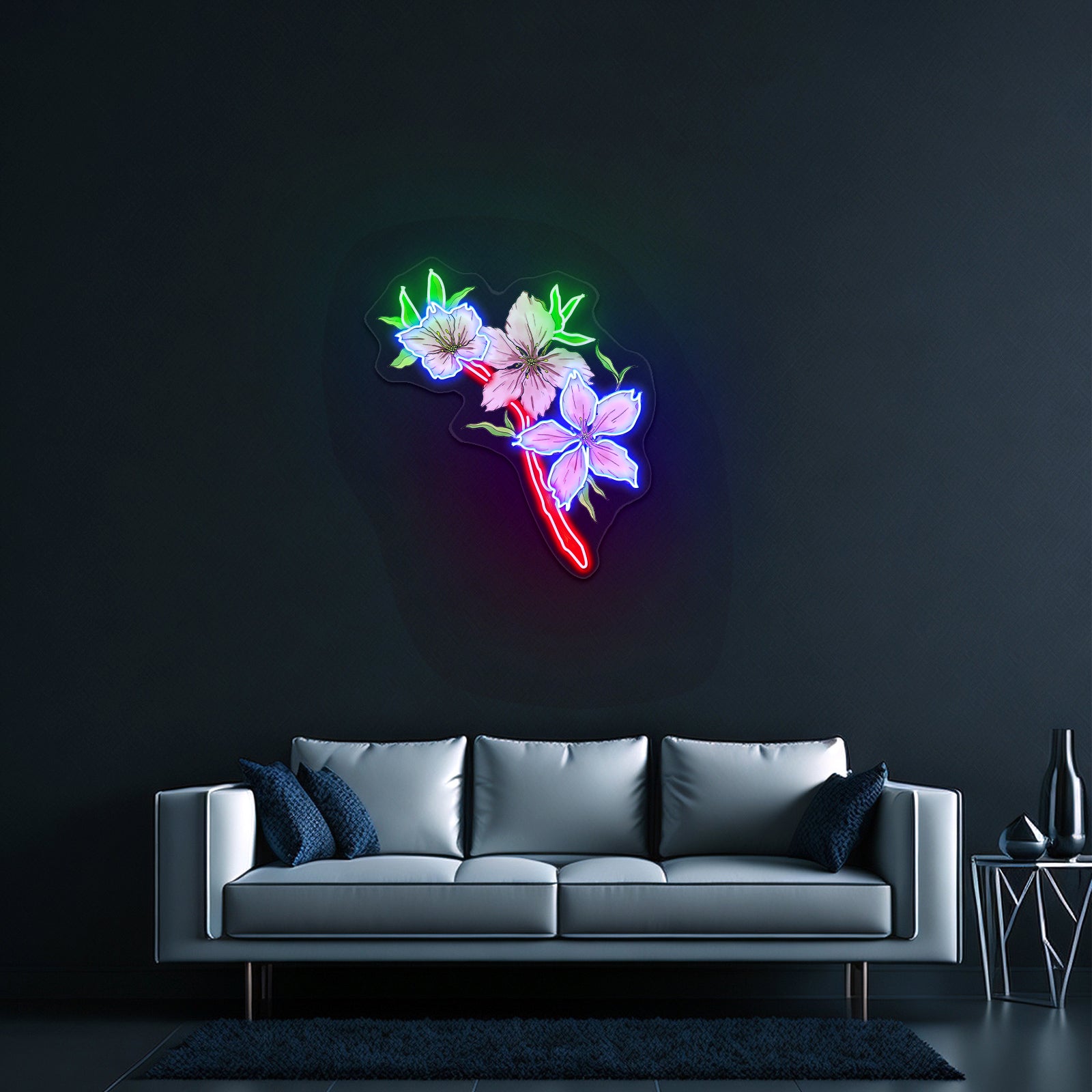 Dream Catcher Flowering Cherry Tree Neon Signs For Home Wall Decor