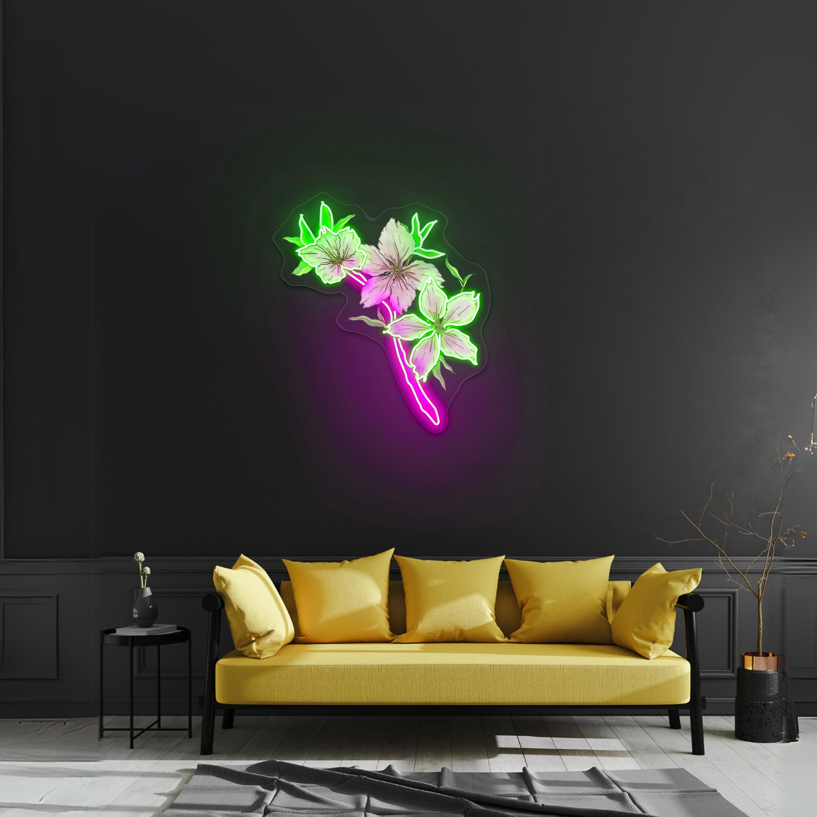 Dream Catcher Flowering Cherry Tree Neon Signs For Home Wall Decor