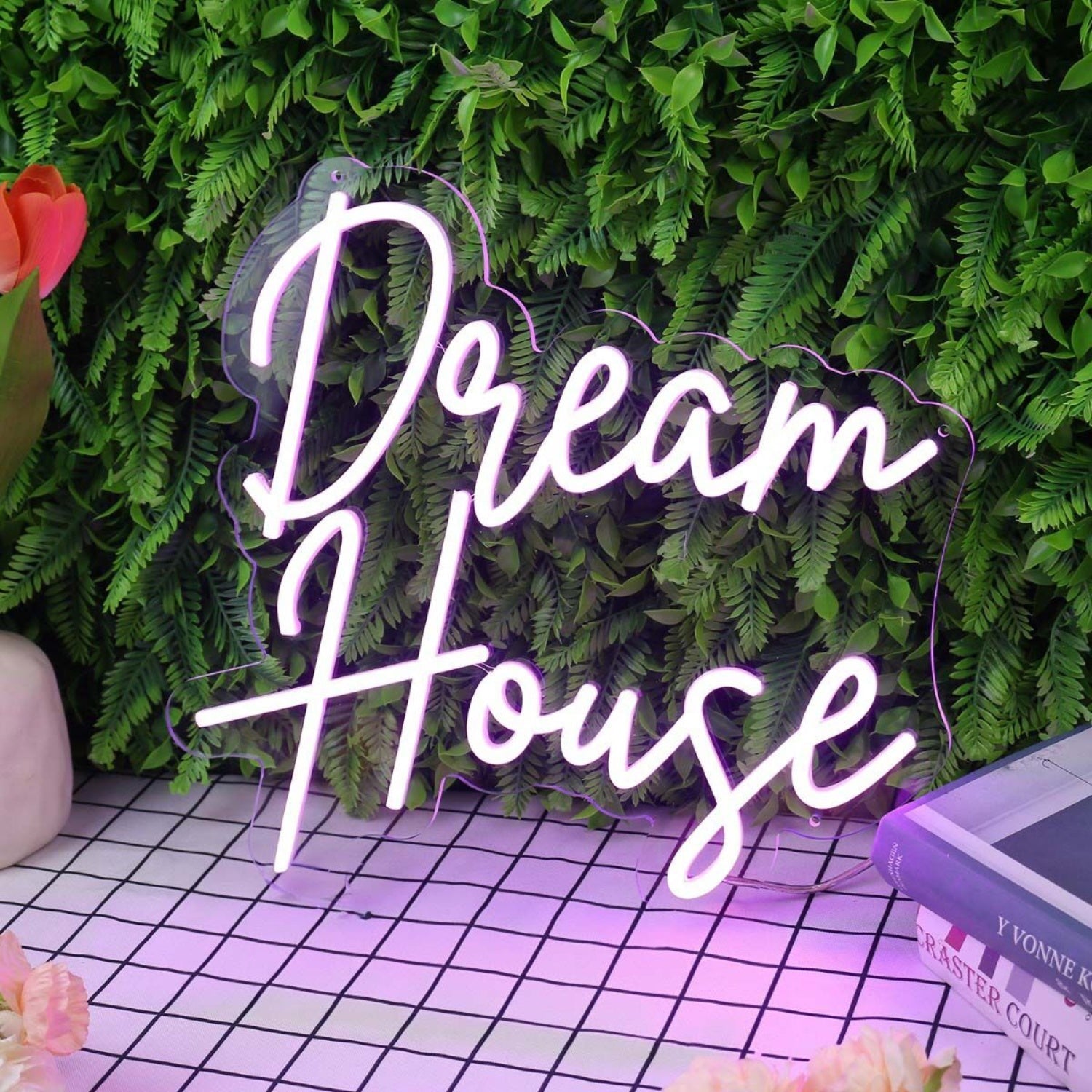 Dream House Purple Led Neon Sign - Shineneon