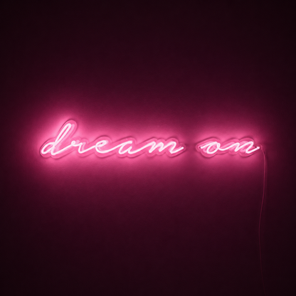 Dream On LED Neon Sign Home Wall Art - 01 Original Product Image