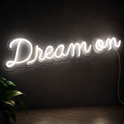 Dream On LED Neon Sign Wall Neon Sign - 02 High-Converting Product Image