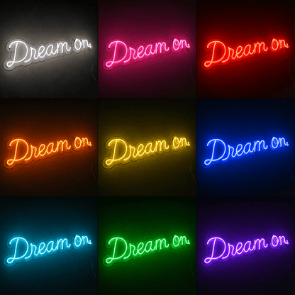 Dream On LED Neon Sign Wall Neon Sign - Shineneon