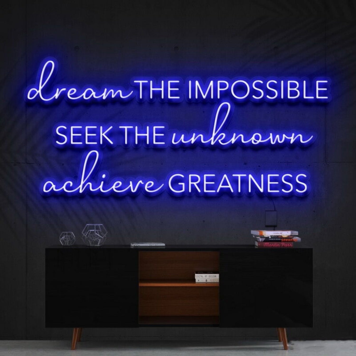 Dream The Impossible Led Neon Sign Finspirational Spaces - Shineneon