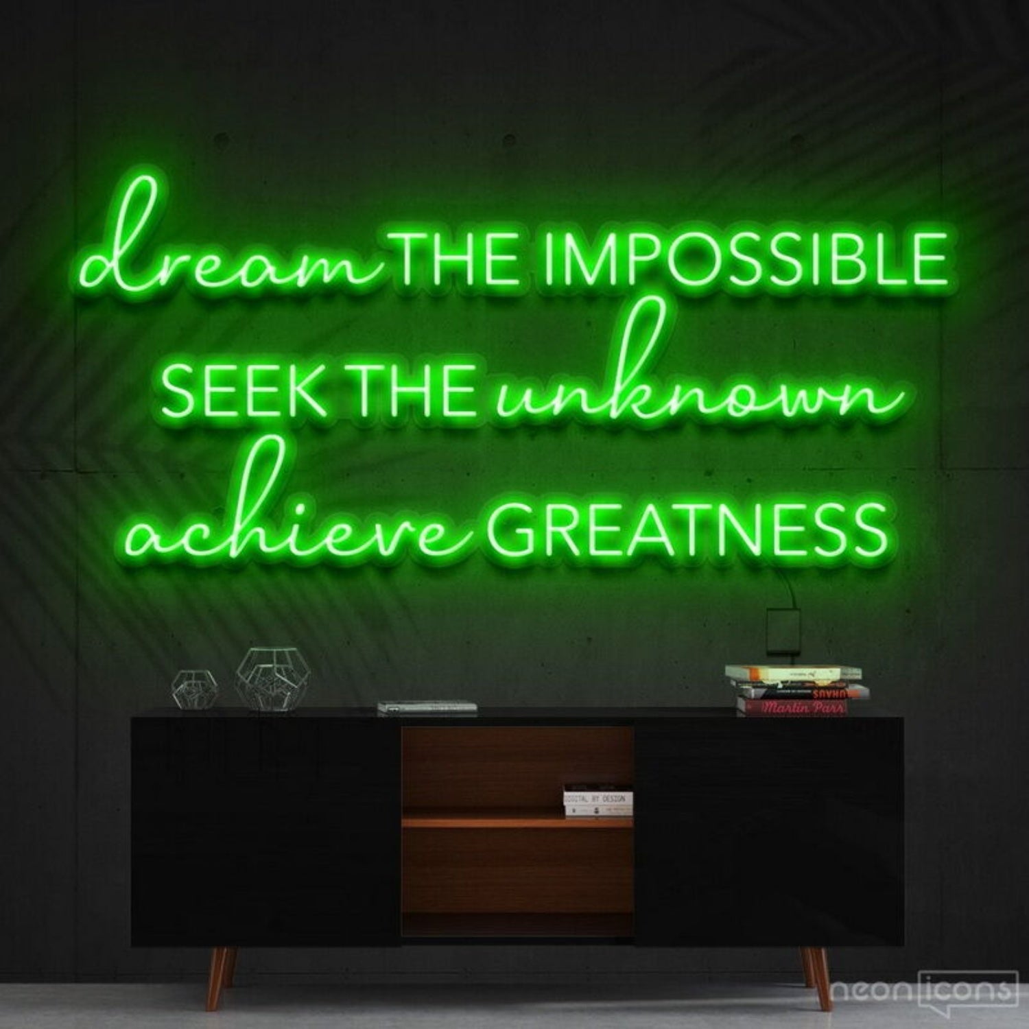 Dream The Impossible Led Neon Sign Finspirational Spaces - Shineneon