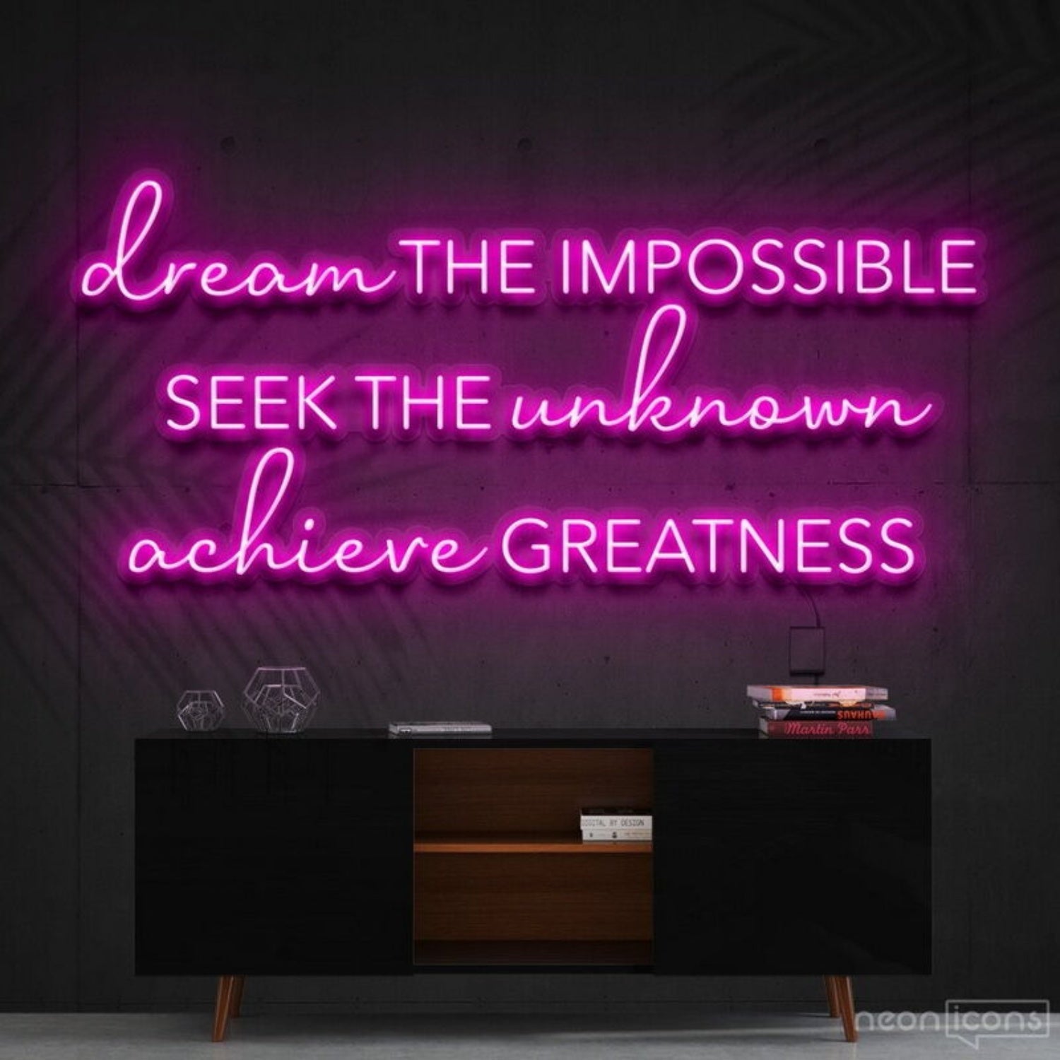 Dream The Impossible Led Neon Sign Finspirational Spaces - Shineneon