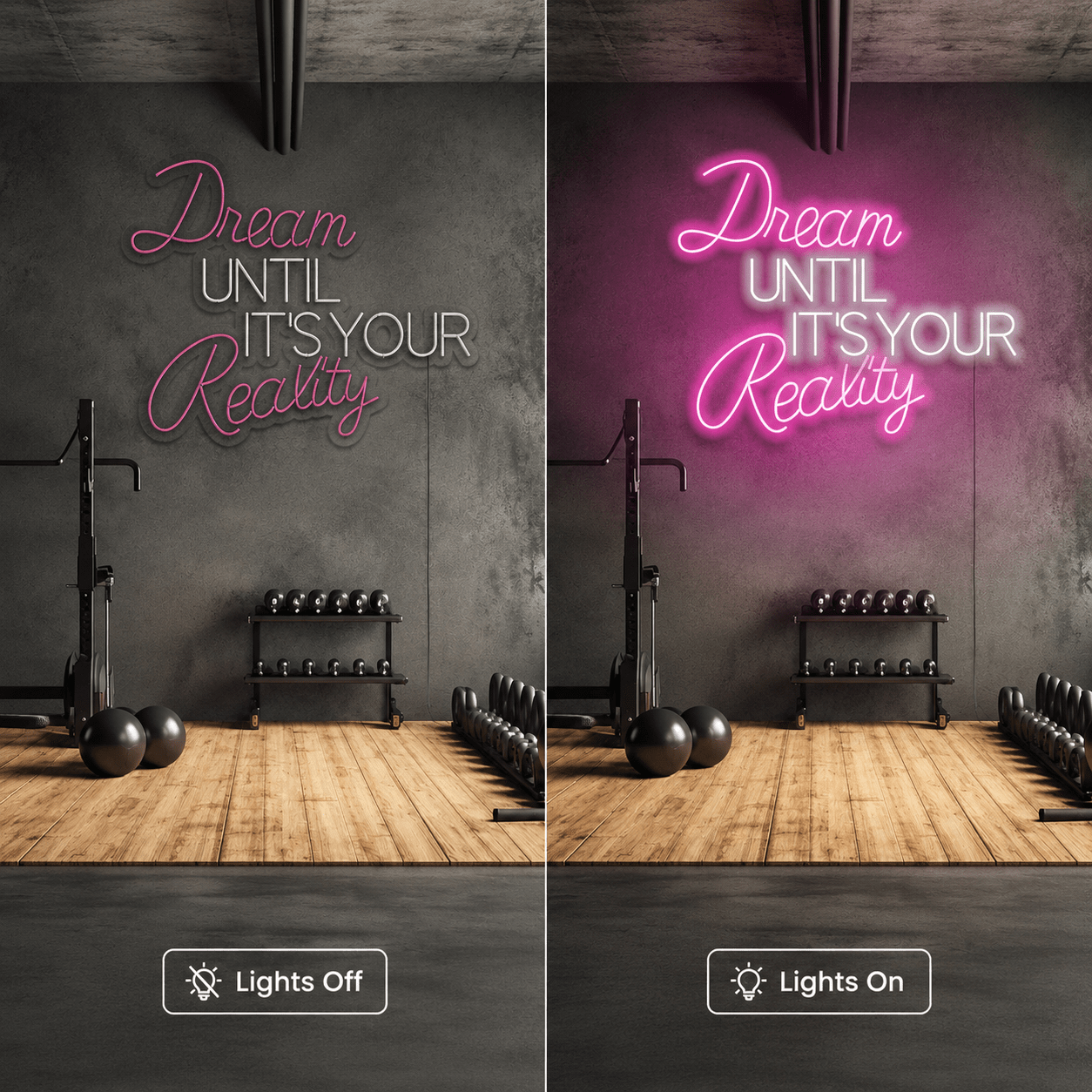 Dream Until It's Your Reality LED Neon Sign Home Decor - Shineneon