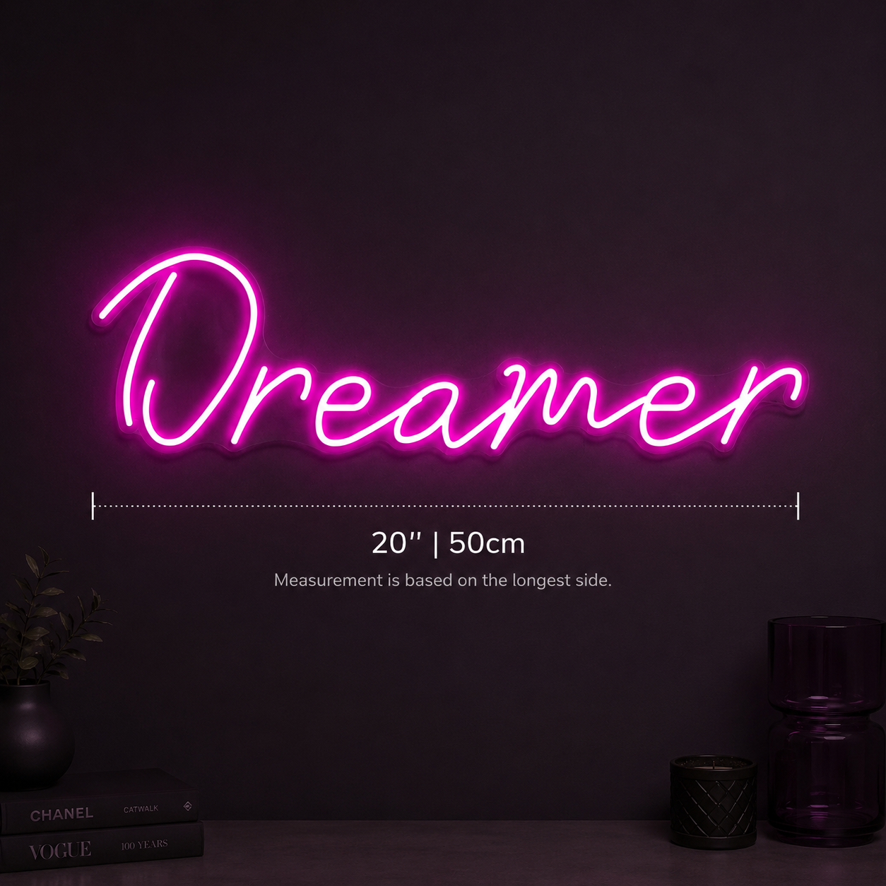 Dreamer LED Neon Sign - 04 Size Image