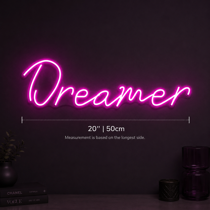Dreamer LED Neon Sign - 04 Size Image