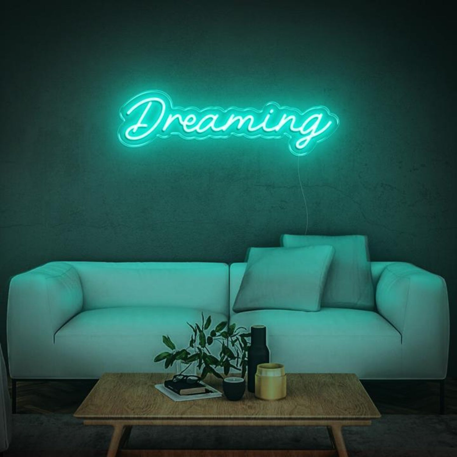 Dreaming Warm Amber Led Neon Sign For Cozy Living Room Bedroom Decor | Shineneon