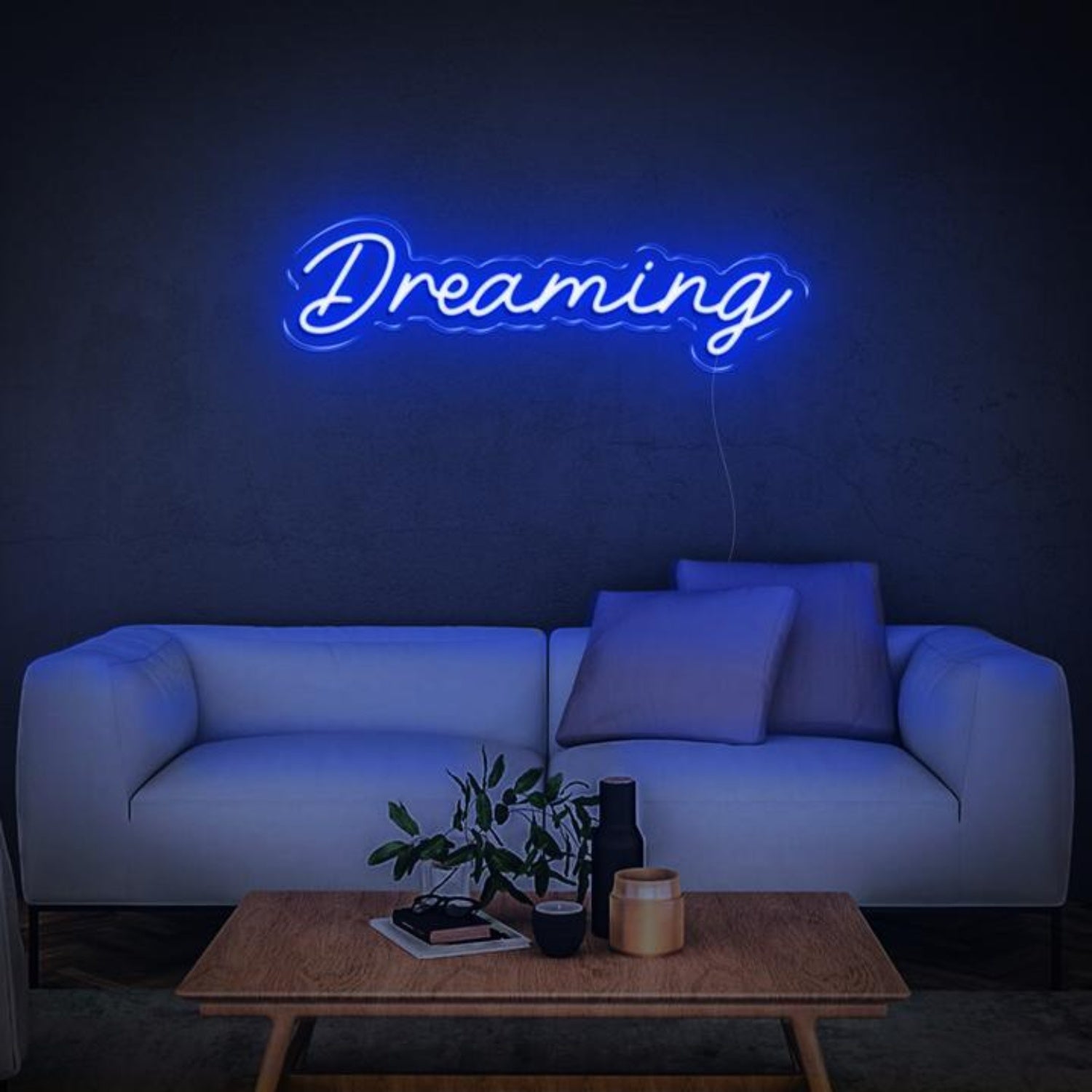 Dreaming Warm Amber Led Neon Sign For Cozy Living Room Bedroom Decor | Shineneon