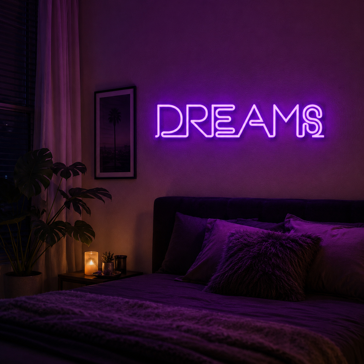 Dreams LED Neon Sign - 03 Real Lifestyle Scene