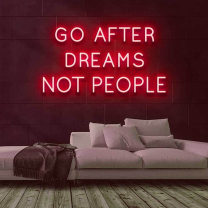 Dreams Not People Led Neon Sign - Shineneon