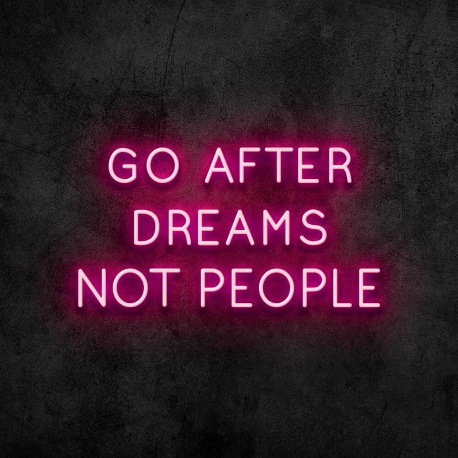 Dreams Not People Led Neon Sign - Shineneon