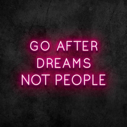 Dreams Not People Led Neon Sign - Shineneon