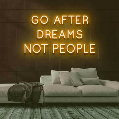 Dreams Not People Led Neon Sign - Shineneon