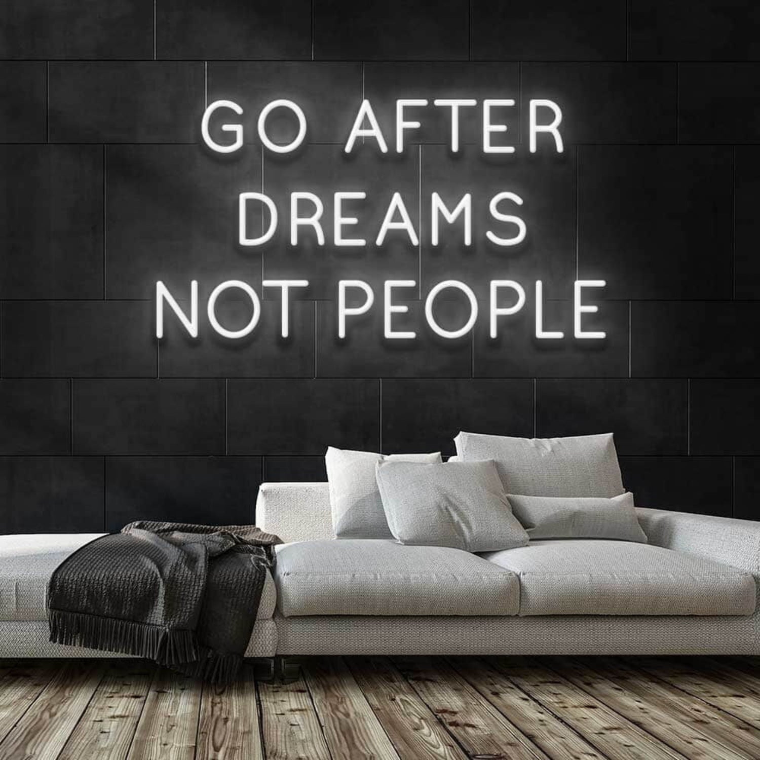 Dreams Not People Led Neon Sign - Shineneon