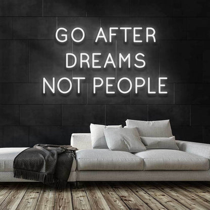 Dreams Not People Led Neon Sign - Shineneon