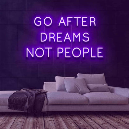 Dreams Not People Led Neon Sign - Shineneon