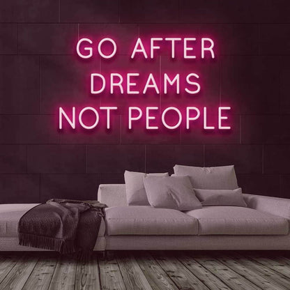 Dreams Not People Led Neon Sign - Shineneon
